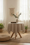Linen |   Vintage Fiskos and Tablecloth Authentic Linen Rustic Coffee Corner and Dresuar Cover - 4