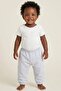 100% Cotton Elastic Cuffed Patterned Baby Boy Sweatpants - Soft Combed Cotton Baby Pajama Bottoms - 4