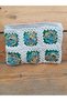 Rose Motif Clutch Bag - 3