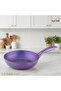 22 cm Granite Single Handle Pan - Violet