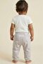 100% Cotton Elastic Cuffed Patterned Baby Boy Sweatpants - Soft Combed Cotton Baby Pajama Bottoms - 4