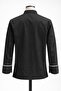 Turkish Flag Embroidered Black Chef Jacket |   Name Embroidered Chef Jacket |   Professional Kitchen Uniform - 2