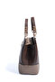 Coffee - Mink Plain Women's Handbag Sp706 - 3
