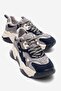 Lecce Navy Blue Suede Multi Women's Sports Shoes