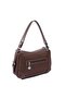 Coffee - Brown Honeycomb Women's Shoulder Bag Sp1269 - 4