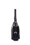Black - Women's Shoulder Bag with Black Logo Sp1269 - 3