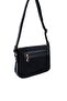 Black - Black Suede Women's Crossbody Bag Sp784 - 4