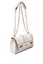 Sand Beige - Sand Beige Plaid Line Square Women's Crossbody Bag Sp1139 - 4
