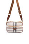 Cream - Tan Plaid Women's Crossbody Bag Sp1267