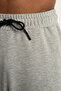 Casual Sports Men's Sweatpants Gray Melange - 5
