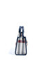 White - Navy Blue Plaid Women's Handbag Sp1271 - 4
