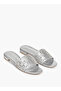 Women Cutout Detail Slide Sandals