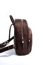 Coffee - Brown Suede Women's Backpack Sp1062 - 3
