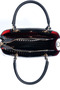 Black - Women's Handbag with Black Logo Sp1272 - 6