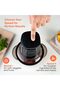 2+2 L XXL Glass & SS Chopper and Mincer, 500W - Pulse & 2 speeds, 2-Removable 4 SS -Blade for Chopping, Ice Crushing, Meat Mincing, Grinding, Pureeing & more - BLk - 3