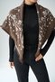 Brown Square Shawl - 2