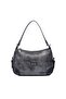 M.Silver - Black Honeycomb Women's Shoulder Bag Sp1269