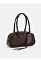 Suede Look Women's Shoulder Bag - 2