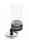 SBTC Round Glass Container with Metal Holder