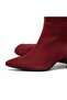 Borda Suede Genuine Leather Women's Pointed Toe Boots with Gussets - 2