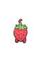 Strawberry Cat Brooch - 2