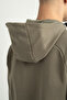 Plenty Jr Pro Full-Length Zippered Lightweight Wool Men's Hooded Sweatshirt Khaki - 7