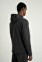 Foursquare Men's Hooded Full Zip Sweatshirt Smoked - 2