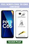 واقي شاشة زجاجي ممتاز لهاتف POCO C65 - 3