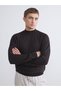 Timeless Clothing & Timeless Choices Half Fisherman Roba Collar Long Sleeve Men's Knitwear Sweater