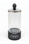 SBTC Round Glass Container with Metal Holder - 2