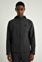 Foursquare Men's Hooded Full Zip Sweatshirt Smoked - 3