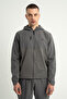 Professional Sr1 Vg-26 Men's Hooded Full Zipper Top Gray - 2