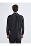 Black Regular Fit Long Sleeve Men's Shirt - 4