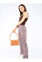 Women Three Fold Wrislet HandBag in Orange - 5