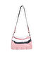Women Pink Clear Utility Handbag