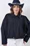 Bdart Oversize Short Jacket with Zipper and Pockets - 3