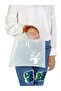 Women White Premium tote bag with round handle - 2