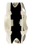 Women Croco Faux Leather Hand Bag in Cream - 6