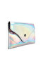 Women Silver Patent Envelop Fanny Pack - 6
