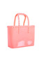 Women Pink Studded Jelly Candy Tote - 4