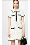 Crochet Collared Mini Dress # Originalbrand #
