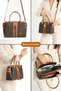 Women's Lock Detailed 3-Compartment Long Strap Hand & Shoulder Bag with New Season Accessories (29X20 cm) - 2