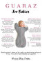 100% Organic Cotton Soft Textured Baby Swaddle - Zippered Sleeping Bag with Glove Cuffs 1.0 Tog - 5