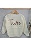 Special Day Birthday Sweater One, Two, 1/2 Baby Children's Sweater