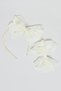 Girl's Cream Hairband & Hairclip Set