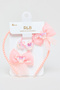 Girl's Pink Hairband & Hairclip Set - 4