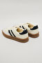 Women's Cream Color Block Running Shoes - 4