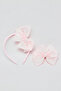Girl's Pink Hairband & Hairclip Set