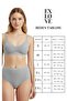 12-Pack Rib Knit Women's Cotton Bikini Panties - Soft-Textured Ribbed Model - 3