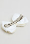 Women's Cream Embellished Hairclip - 2